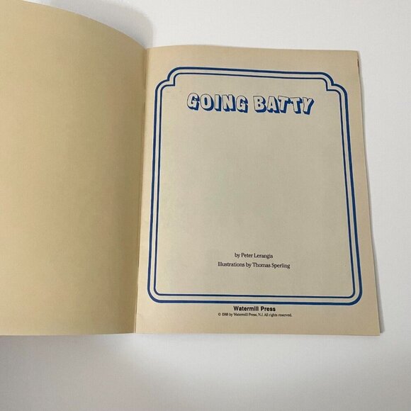 Vintage 1988 Going Batty by Peter Lerangis Super Puzzles for Super Kids Book - Picture 12 of 16